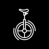 Unicycle Vector Icon Design