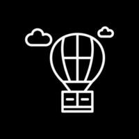 Hot air balloon Vector Icon Design