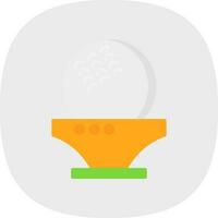 Golf ball Vector Icon Design