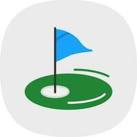 diseño de icono de vector de golf