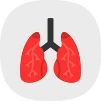 Lungs Vector Icon Design