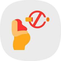 Pregnant Vector Icon Design