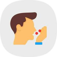 Cough Vector Icon Design