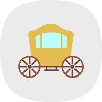 Carriage Vector Icon Design