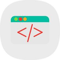 Coding Vector Icon Design
