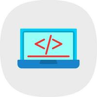 code programming Vector Icon Design