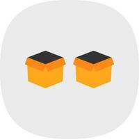 Boxes Vector Icon Design