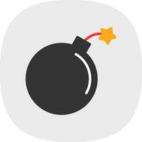 diseño de icono de vector de bomba