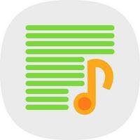 Playlist Vector Icon Design