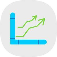 Graph Vector Icon Design