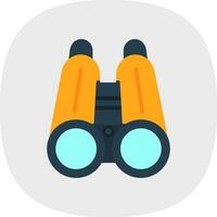 Binoculars Vector Icon Design