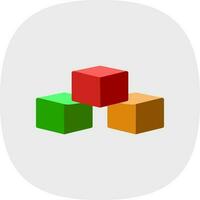 Blocks Vector Icon Design