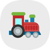 Toy train Vector Icon Design