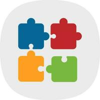 Puzzle Vector Icon Design