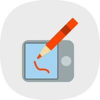 Drawing tablet Vector Icon Design