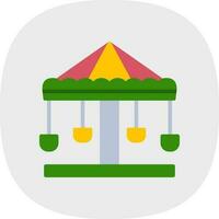 Merry go round Vector Icon Design