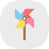 Pinwheel Vector Icon Design