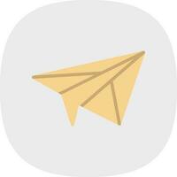 Paper plane Vector Icon Design