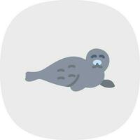 Seal Vector Icon Design