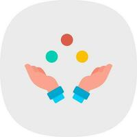 Juggling Vector Icon Design