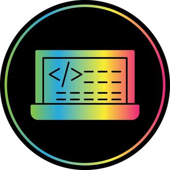 Coding Vector Icon Design