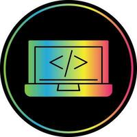 code programming Vector Icon Design