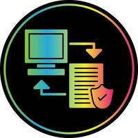 Data transfer Vector Icon Design