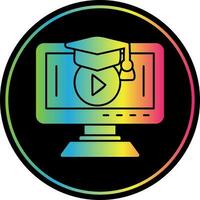 Education video Vector Icon Design