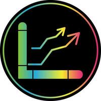 Graph Vector Icon Design