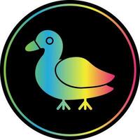 Pato vector icono diseño