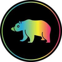 diseño de icono de vector de oso