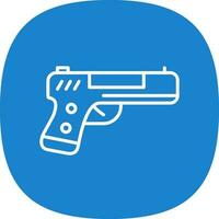 Handgun Vector Icon Design