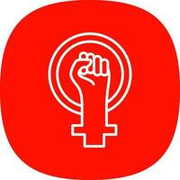 Feminism Vector Icon Design