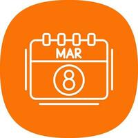 March Vector Icon Design