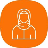 Arab woman Vector Icon Design