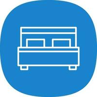 Bed Vector Icon Design