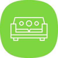 Sofa Vector Icon Design