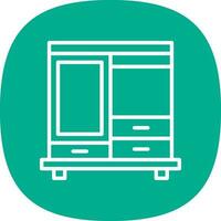 Wardrobe Vector Icon Design