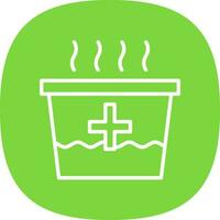 Steaming Vector Icon Design