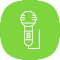 Mic Vector Icon Design