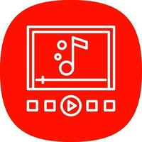 Music player Vector Icon Design