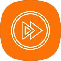 Fast Forward Vector Icon Design