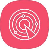 Radar Vector Icon Design