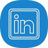 linkedin vector icono diseño