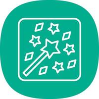 Magic Wand Vector Icon Design