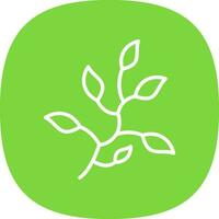 Branch Leaves Vector Icon Design