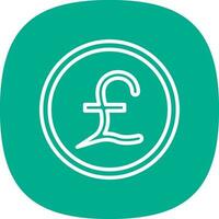 Pound Vector Icon Design