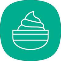 Cream Vector Icon Design