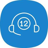 Helpline Vector Icon Design