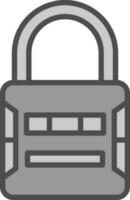 Padlock Vector Icon Design